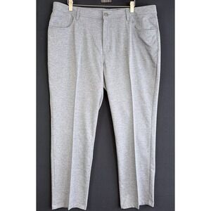 Dunning Golf Pants Mens 38X30 EverBest Performance Stretch Gray Chino Trousers